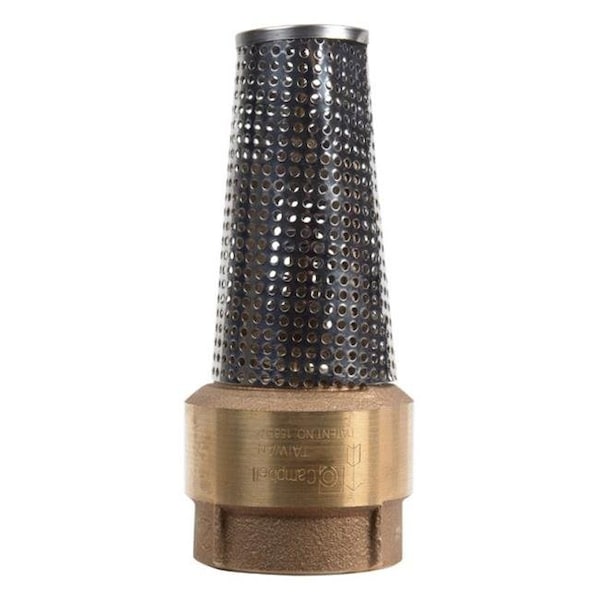 B & K B & K FV-8TLF 2 in. TLF Foot Valve Lead Free Brass 4509394 - main